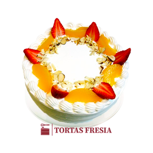 Torta de Fresas con Duraznos