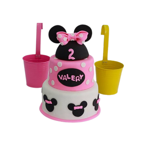 Torta infantil Temática en Masa Elástica - Imagen 12