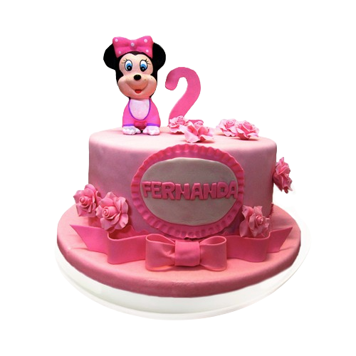 Torta infantil Temática en Masa Elástica - Imagen 5