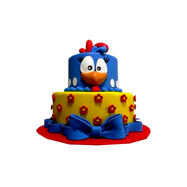 Torta infantil Temática en Masa Elástica - Imagen 6